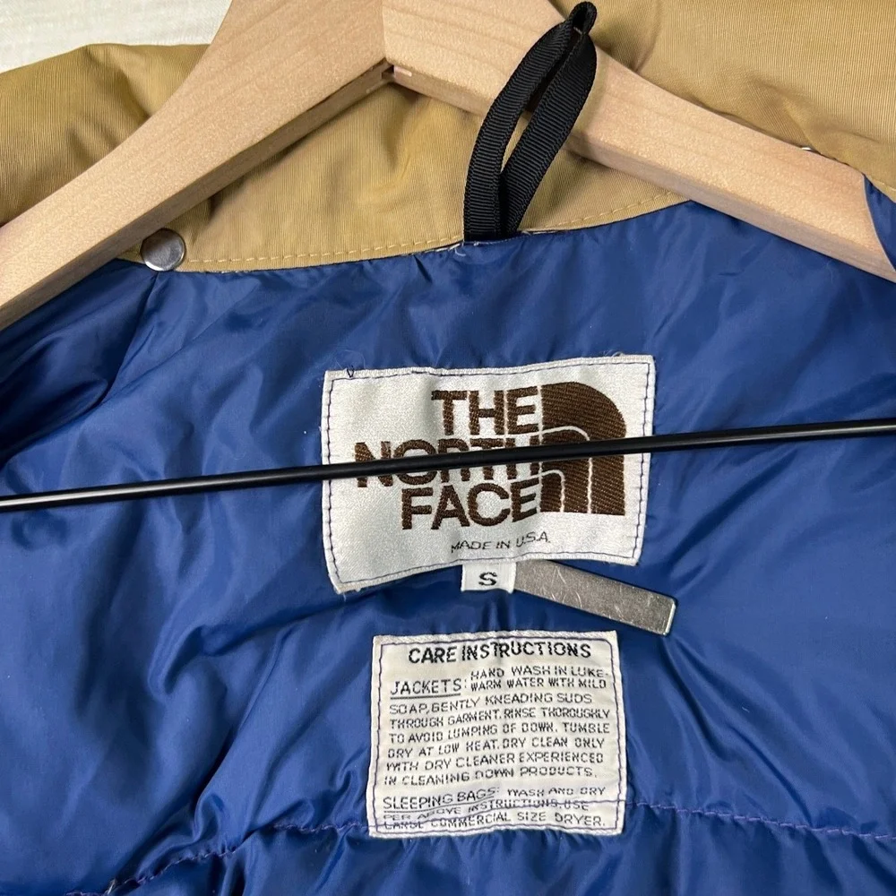 VTG 70s‎ TNF Brown Label Parka Men S Goose Down The North Face Puffer Jacket USA